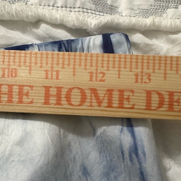 Cali Dreaming Slip Skirt Denim Shibori Tie Dye Blue Side Slit Revolve Size S - Picture 16 of 16